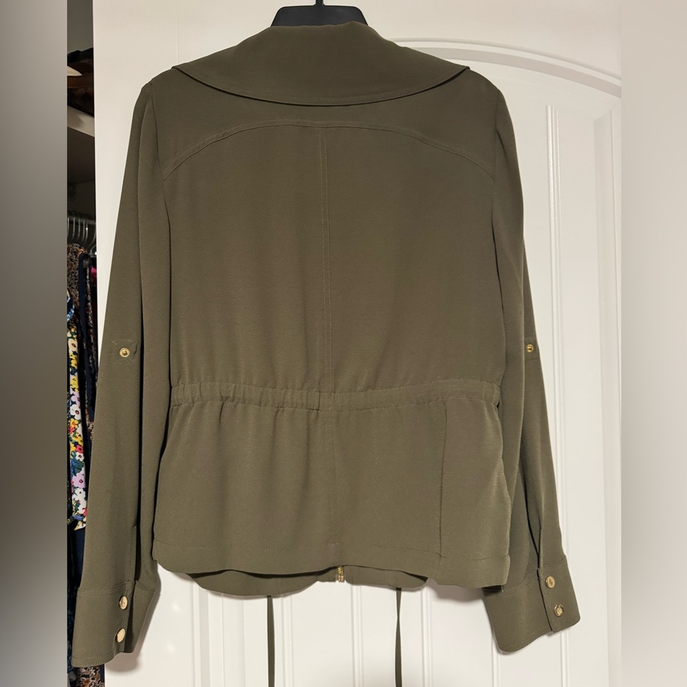 Cache Olive Color Utility Jacket Size 6 - image 2